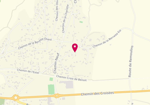 Plan de GIRON Isabelle, 9 Impasse Croix de Benoit, 30210 Castillon-du-Gard