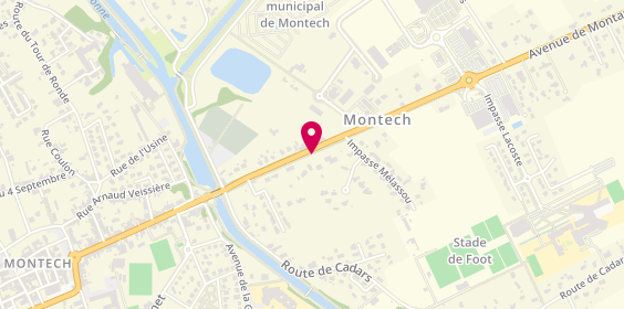 Plan de ITANI Esther, 336 Route de Montauban, 82700 Montech