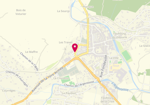 Plan de GARCIA Stéphanie, 9 Place Lieut, Colonel Berthezene, 30170 Saint-Hippolyte-du-Fort