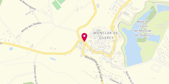 Plan de BARTHE Virginie, 8 Rue Pole Monclar Vert, 82230 Monclar-de-Quercy