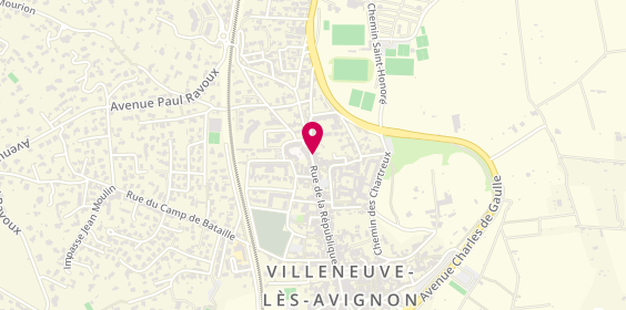 Plan de RENEVEY-GAYRAUD Peggy, Place de la Croix, 30400 Villeneuve-lès-Avignon