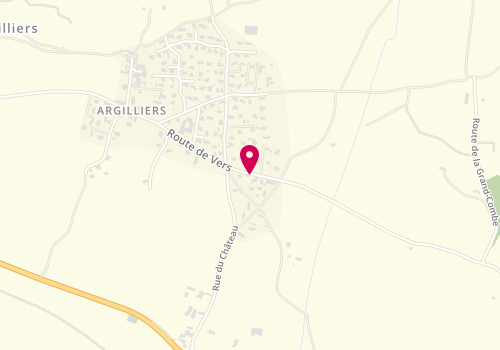 Plan de JELLOUL Khadija, 490 Route de Vers, 30210 Argilliers