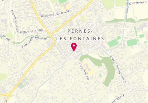 Plan de SYLLA Valérie, 71 Place du Portail 9, 84210 Pernes-les-Fontaines