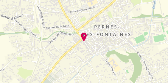 Plan de ABELLY Caroline, 90 Avenue Jean Jaurès, 84210 Pernes-les-Fontaines
