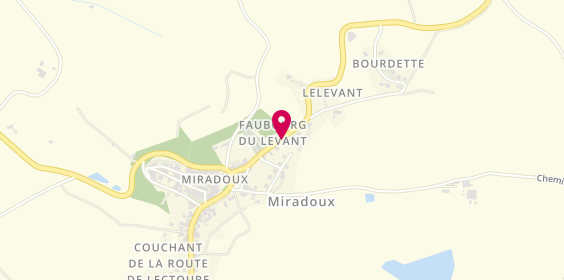 Plan de BOUDOUX Marion, 14 Route de Valence d'Agen, 32340 Miradoux