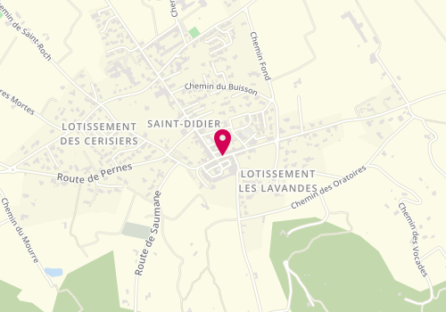 Plan de CHABAUD Valérie, 35 Route de Venasque, 84210 Saint-Didier