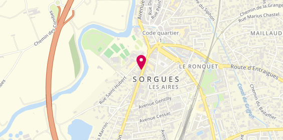 Plan de BASTIEN Morgane, 156 Avenue d'Avignon, 84700 Sorgues