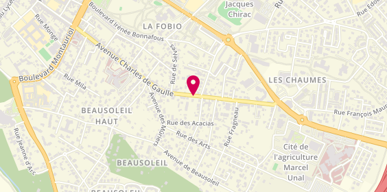 Plan de BAFFALY Laetitia, 74 Avenue Charles de Gaulle, 82000 Montauban