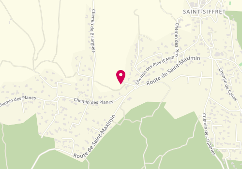 Plan de DUPUY Véronique, Chemin des Lauriers Roses, 30700 Saint-Siffret
