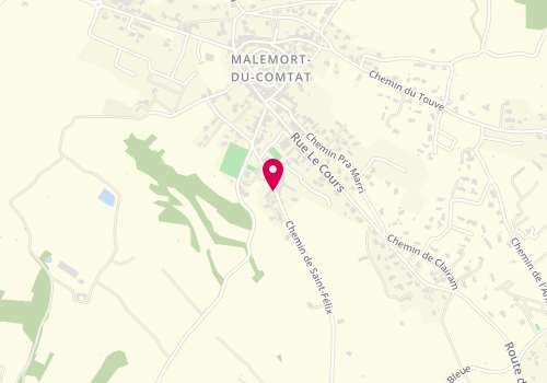 Plan de ERNESTINE BOUCHET Karine, 80 Chemin Saint Felix, 84570 Malemort-du-Comtat