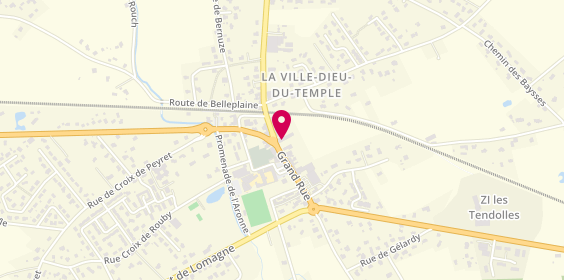 Plan de CAVERZAN Martine, Zone Activite Lacapnegro Route Départementale 958, 82290 La Ville-Dieu-du-Temple