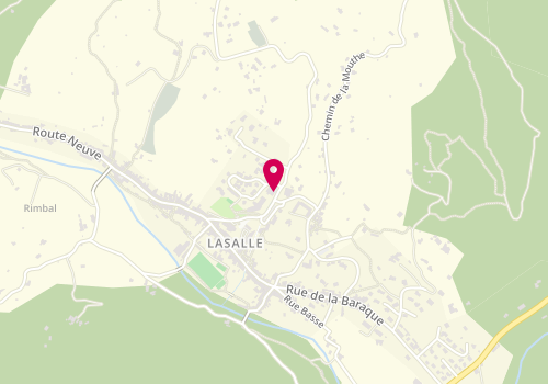 Plan de BONZON Léonore, 1 Route de Sainte Croix de Caderle, 30460 Lasalle