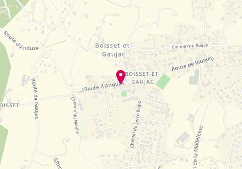 Plan de GARGANO Florie, 70 Route d'Anduze, 30140 Boisset-et-Gaujac