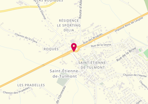 Plan de ROTH DIT BETTONI Véronique, 6 Bis Rue de la Mairie, 82410 Saint-Étienne-de-Tulmont