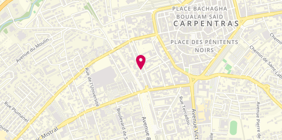 Plan de MINEL Carine, 140 Avenue Pierre Sémard, 84200 Carpentras