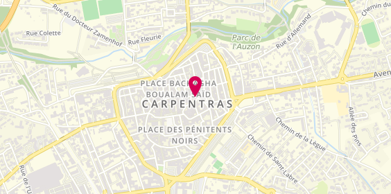 Plan de MONI Marie Pierre, 18 Rue Vignes, 84200 Carpentras