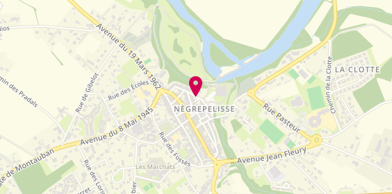 Plan de BOISSIERE-REMESY Valérie, 1 Place des Potiers, 82800 Nègrepelisse