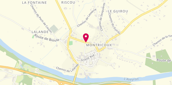 Plan de BURTAUX Marie-Bernadette, Chemin de Ronde, 82800 Montricoux