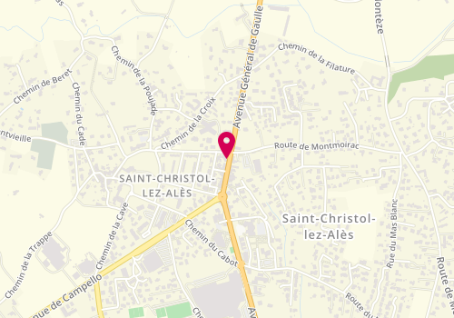 Plan de NUNEZ-ORTIN Maxime, 123 Avenue du General de Gaulle, 30380 Saint-Christol-lez-Alès