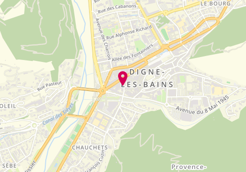 Plan de DONNADIEU Leslie, 3 Rue André Honnorat, 04000 Digne-les-Bains