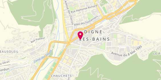 Plan de CHABERT Géraldine, 3 Rue André Honnorat, 04000 Digne-les-Bains