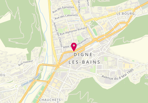 Plan de TRUC DARMON Anne, 26 Rue du Docteur Honnorat, 04000 Digne-les-Bains