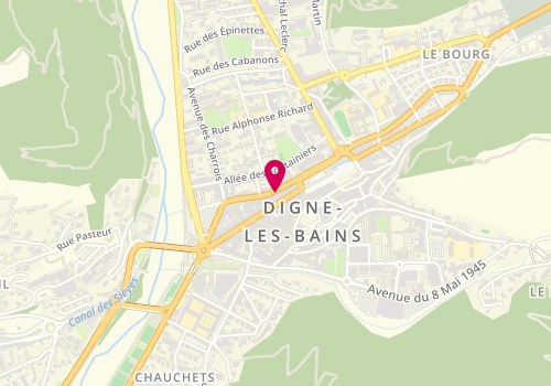 Plan de VERBERT Sophie, 36 Rue Dr Honnorat, 04000 Digne-les-Bains
