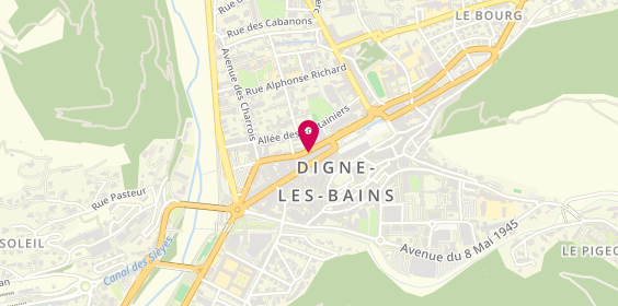 Plan de TIZOT Meriem, 36 Rue du Docteur Honnorat, 04000 Digne-les-Bains