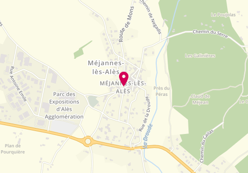 Plan de FERRAND Mélanie, Place Rabault Saint Etienne, 30340 Méjannes-lès-Alès