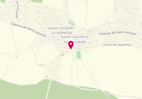 Plan de BOUIS Alix, 14 Place des Platanes, 30330 Saint-Laurent-la-Vernède