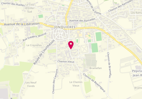 Plan de FEVRE Emilie, 10 Ter Avenue Biscarrat Bombanel, 84150 Jonquières