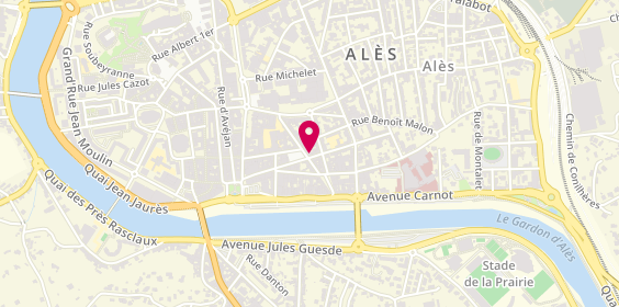 Plan de RAK Joëlle, 23 Rue Mandajors, 30100 Alès