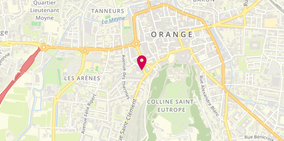 Plan de PASCAL Frédérique, 39 Cours Aristide Briand, 84100 Orange