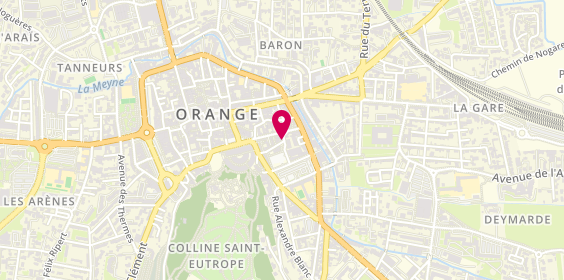 Plan de COSTE Déborah, 93 Rue de l'Ancien Hôpital, 84100 Orange