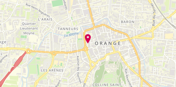 Plan de GEMELLI Pauline, 34 Cours Aristide Briand, 84100 Orange