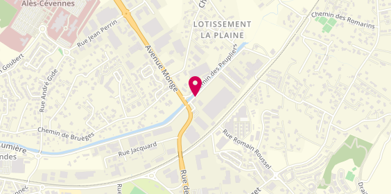 Plan de BOUSSARDON Valérie, 1424 Avenue des Freres Lumieres, 30100 Alès