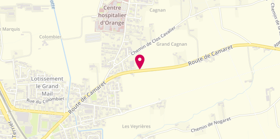 Plan de COUDERC Marie, 281 Route de Camaret, 84100 Orange