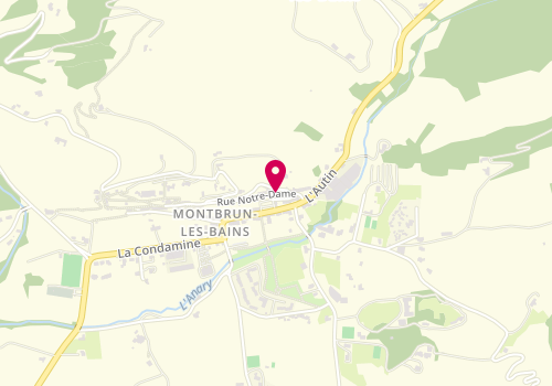 Plan de BOSSUS FIGUIGUI SAÏDA, Place Notre Dame, 26570 Montbrun-les-Bains