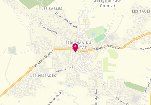 Plan de REY Nathalie, 2 Bis Impasse Bagnole, 84830 Sérignan-du-Comtat