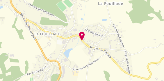 Plan de COUDEL Violaine, 26 Route du Segala, 12270 La Fouillade