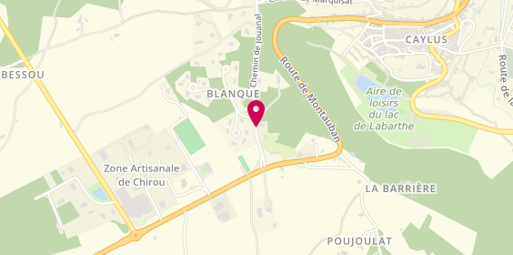 Plan de BROUARD Patricia, 80 Chemin de Jouanal, 82160 Caylus