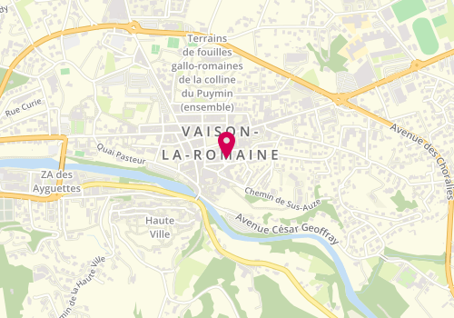 Plan de PALMERO Charlotte, Place Sus Auze, 84110 Vaison-la-Romaine