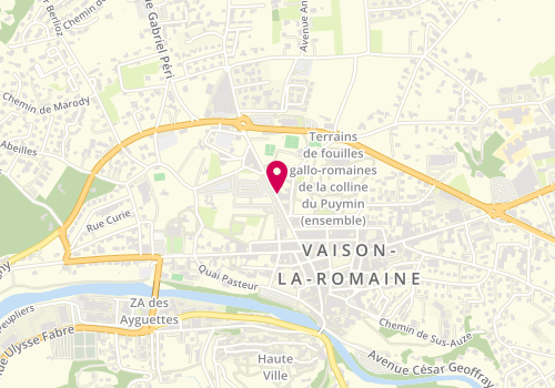 Plan de LE GOFF Florence, 20 Avenue du General de Gaulle, 84110 Vaison-la-Romaine