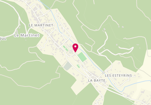 Plan de MARSOLLIER Albert, Petite Route du Stade, 30960 Le Martinet