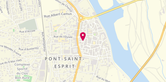 Plan de SAYEGH Sandra, 4 Rue de la Borne, 30130 Pont-Saint-Esprit
