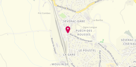 Plan de GARCIA AIGOUY Aurélie, 1 Rue Serge Duhourquet, 12150 Sévérac-d'Aveyron