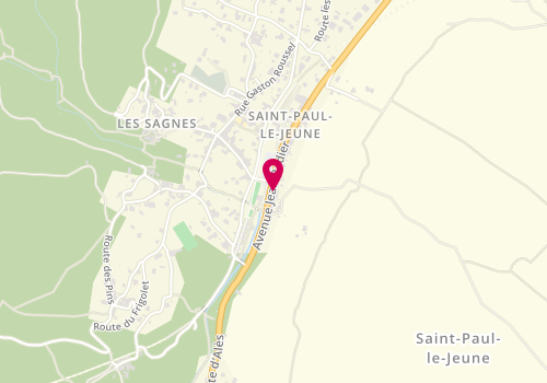 Plan de DRONY Isabelle, 260 Avenue Jean Radier, 07460 Saint-Paul-le-Jeune