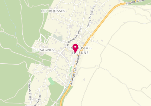 Plan de LERSBERGHE Cindy, 2 Place de la Gare, 07460 Saint-Paul-le-Jeune