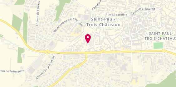 Plan de CLAIN Audrey, 4 Rue des Castres, 26130 Saint-Paul-Trois-Châteaux