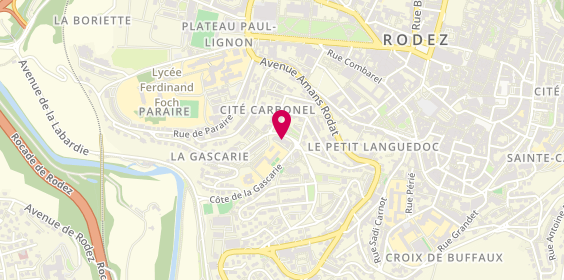 Plan de FAYEL Adrien, 40 Boulevard de Lattre de Tassigny, 12000 Rodez